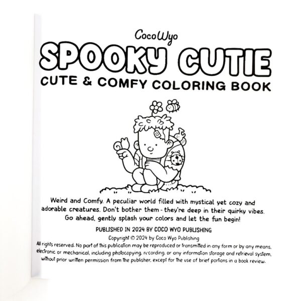 Livro de Colorir Spooky Cutie Coco Wyo - UND