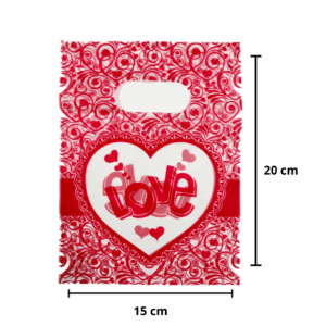 Sacola Fofa 20x15cm Love - PACOTE 50 UND