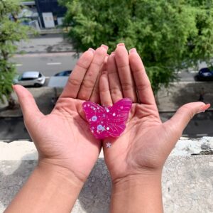 Taba Squishy Borboleta Muda Cor - UND