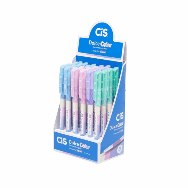 Caneta Esferográfica Dolce Color - CIS - CX 24 UND