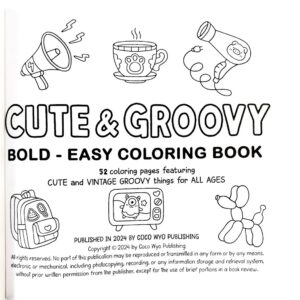 Livro de Colorir Cute e Groovy Coco Wyo - UND