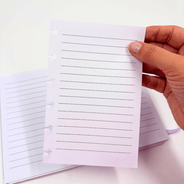 Caderno de Disco Pocket P 15,8x10,5 cm - 6 Discos - GLITTER - UND