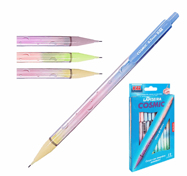 Lapiseira 0.7mm Cosmic KAZ - CX 12 UND