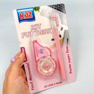 Kit Fita Corretiva + Caneta Gel KAZ - BLISTER