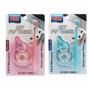 Kit Fita Corretiva + Caneta Gel KAZ - BLISTER