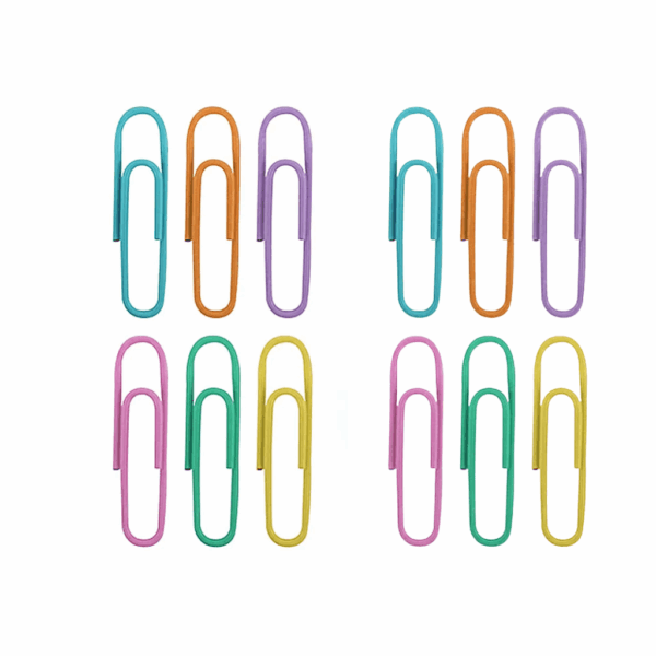 Clips Coloridos 2/0 KAZ - POTE 150 UND