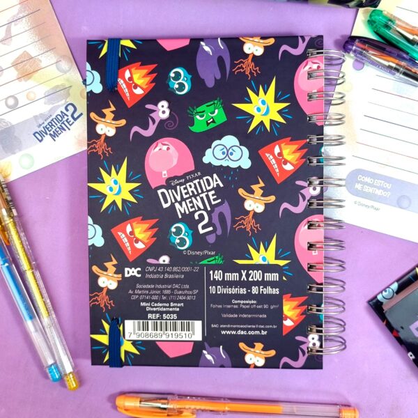 Refil Caderno Smart MINI Divertidamente 48 Fls DAC