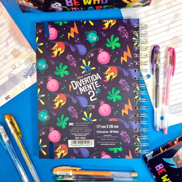 Refil Caderno Smart Colegial Divertidamente 48 Fls DAC