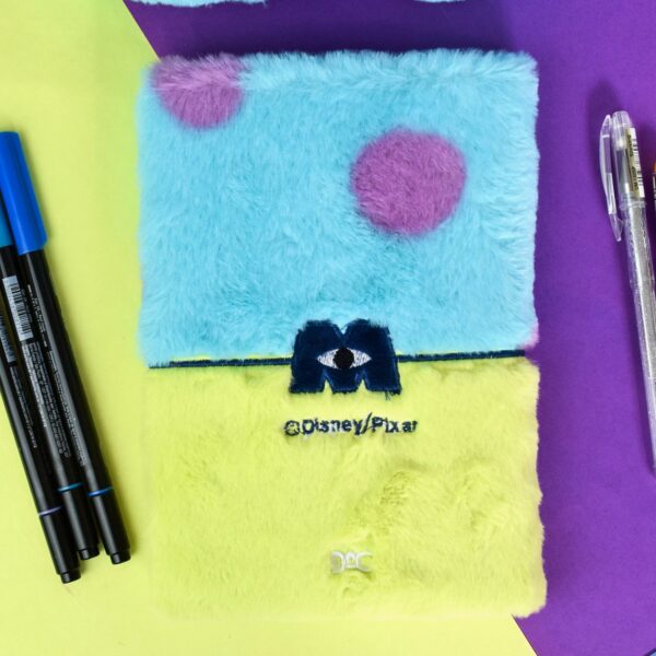 Caderno de Anotações Pelúcia Fluffy Monstros SA DAC
