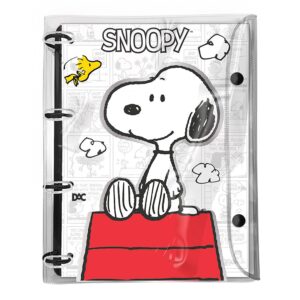 Fichário Universitário em PVC Cristal Snoopy 196 Fls DAC
