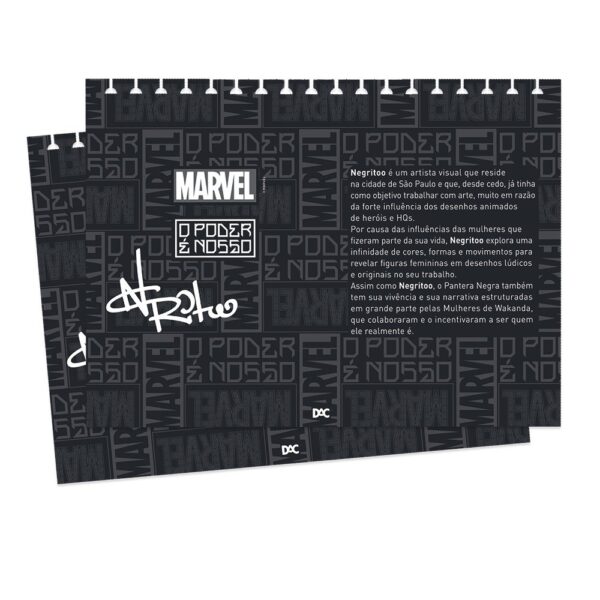 Caderno Smart Universitário 10 Matérias Wakanda DAC