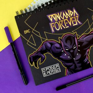 Caderno Smart Universitário 10 Matérias Wakanda DAC