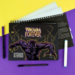 Caderno Smart Universitário 10 Matérias Wakanda DAC