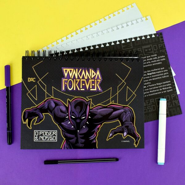 Caderno Smart Universitário 10 Matérias Wakanda DAC