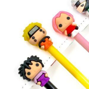 Caneta Fofa Naruto - PACOTE 6 UND