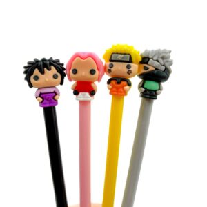 Caneta Fofa Naruto - PACOTE 6 UND